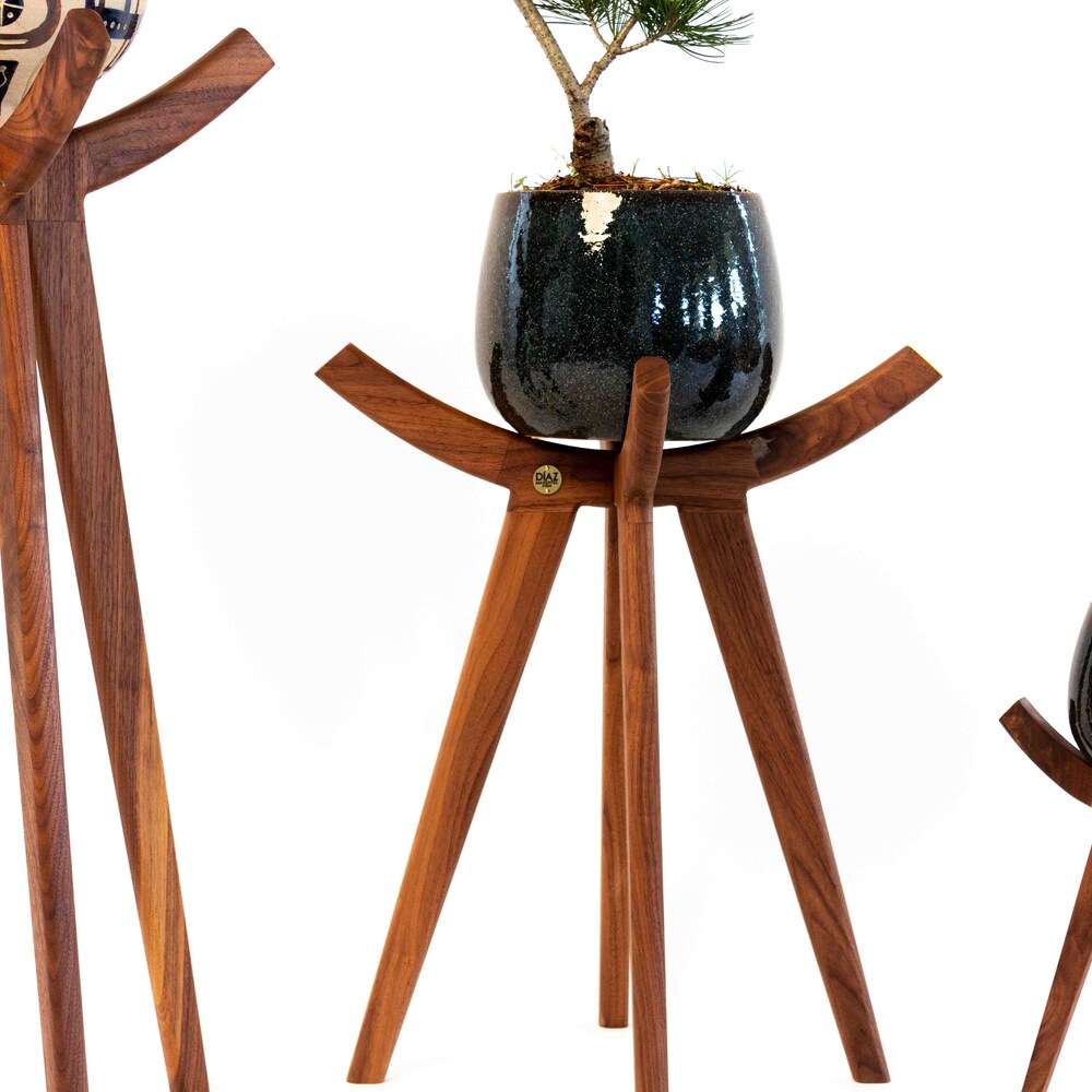 Wooden Plant Holder Tall Plant Stand Indoor Plant Stand Air Plant Stand Planter Stand Office Decor Garden Decor Farmhouse Decor Teacher Gift