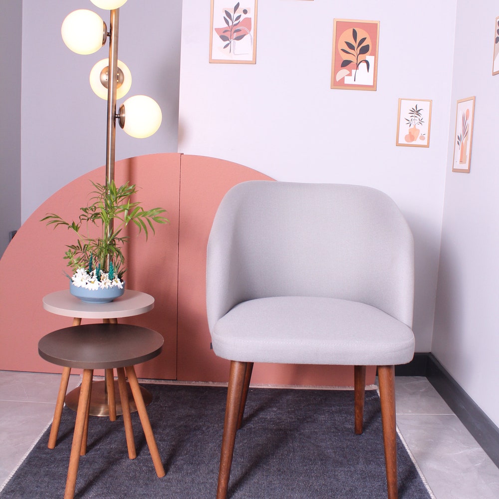 Comfy Dining Wooden Chair for Living Room - Color Options - Customize Handcrafted Furniture - Flexible color Options