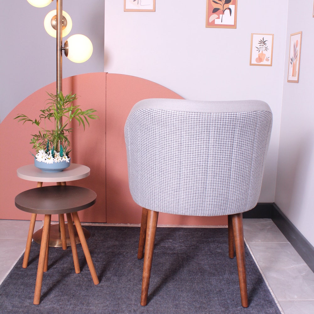 Comfy Dining Wooden Chair for Living Room - Color Options - Customize Handcrafted Furniture - Flexible color Options