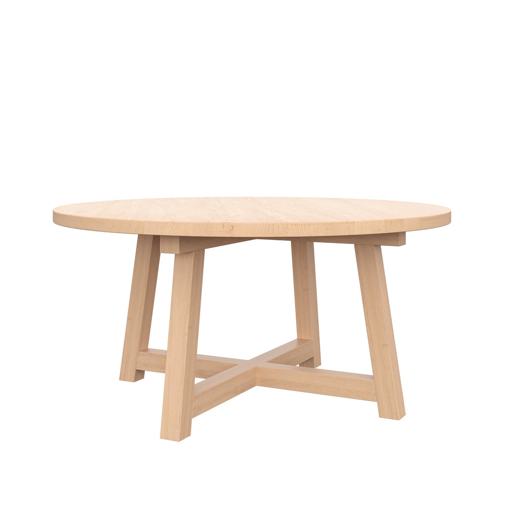 The Croft Maple Dining Table, Round Dining Table