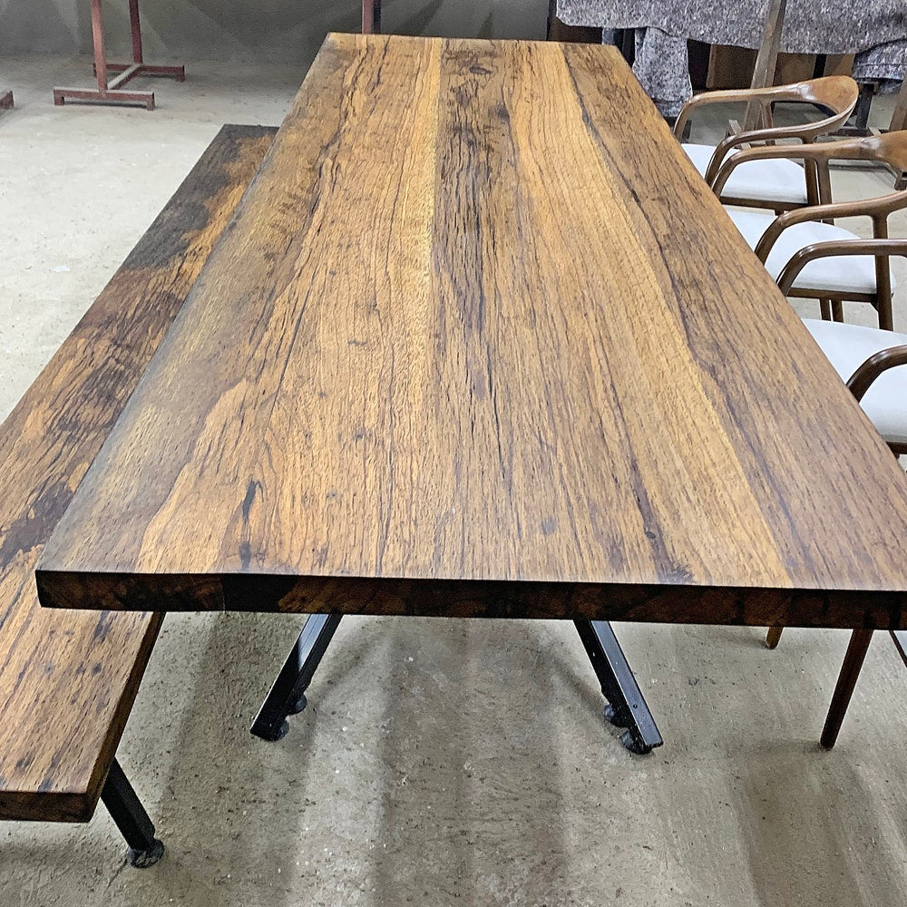 Teak Wooden Table, Natural Custom Table,Dinning Outdoor Table,Garden Table,Outdoor table,Single Slab Wooden Table,Restaurant Table