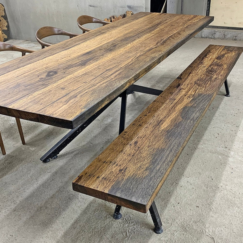 Teak Wooden Table, Natural Custom Table,Dinning Outdoor Table,Garden Table,Outdoor table,Single Slab Wooden Table,Restaurant Table