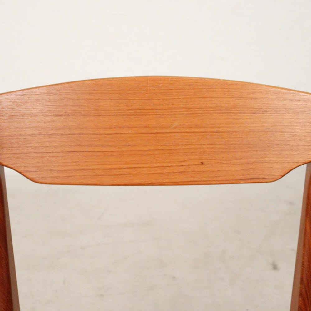1 of 4 Danish Teak wood Chairs by Erik Buch, 1960s, Set of 4, Midcentury furniture, vintage designer Dining Chair, Boho scandinavian Style