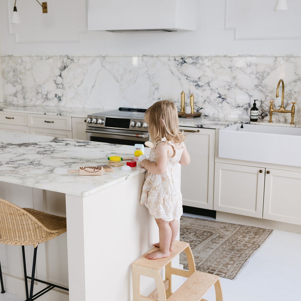 Toddler Kitchen step stool, Kid Step stool chair, Little helper stool, Bathroom stool, Montessori furniture, Kids kitchen, Adults Step Stool