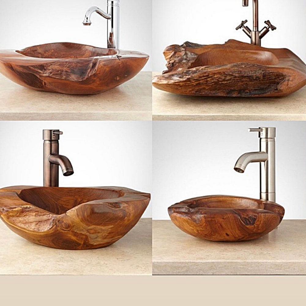 Bathroom decor, Bathroom Wooden Sink, Bathroom Wooden bottom shelve, home decors, Hair studio Designs