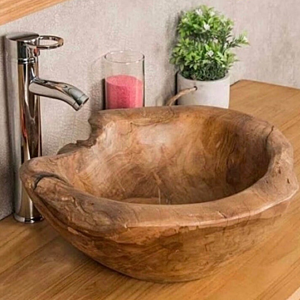 Bathroom decor, Bathroom Wooden Sink, Bathroom Wooden bottom shelve, home decors, Hair studio Designs