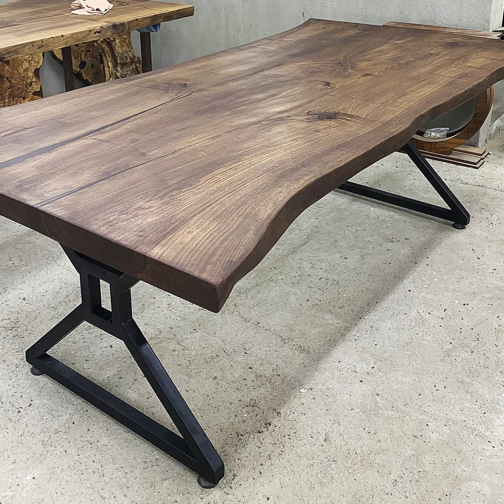 American Walnut Table, Live Edge Table, Walnut Table, Custom Table, Dinning Room Table, Garden Table, Kitchen Table, office table