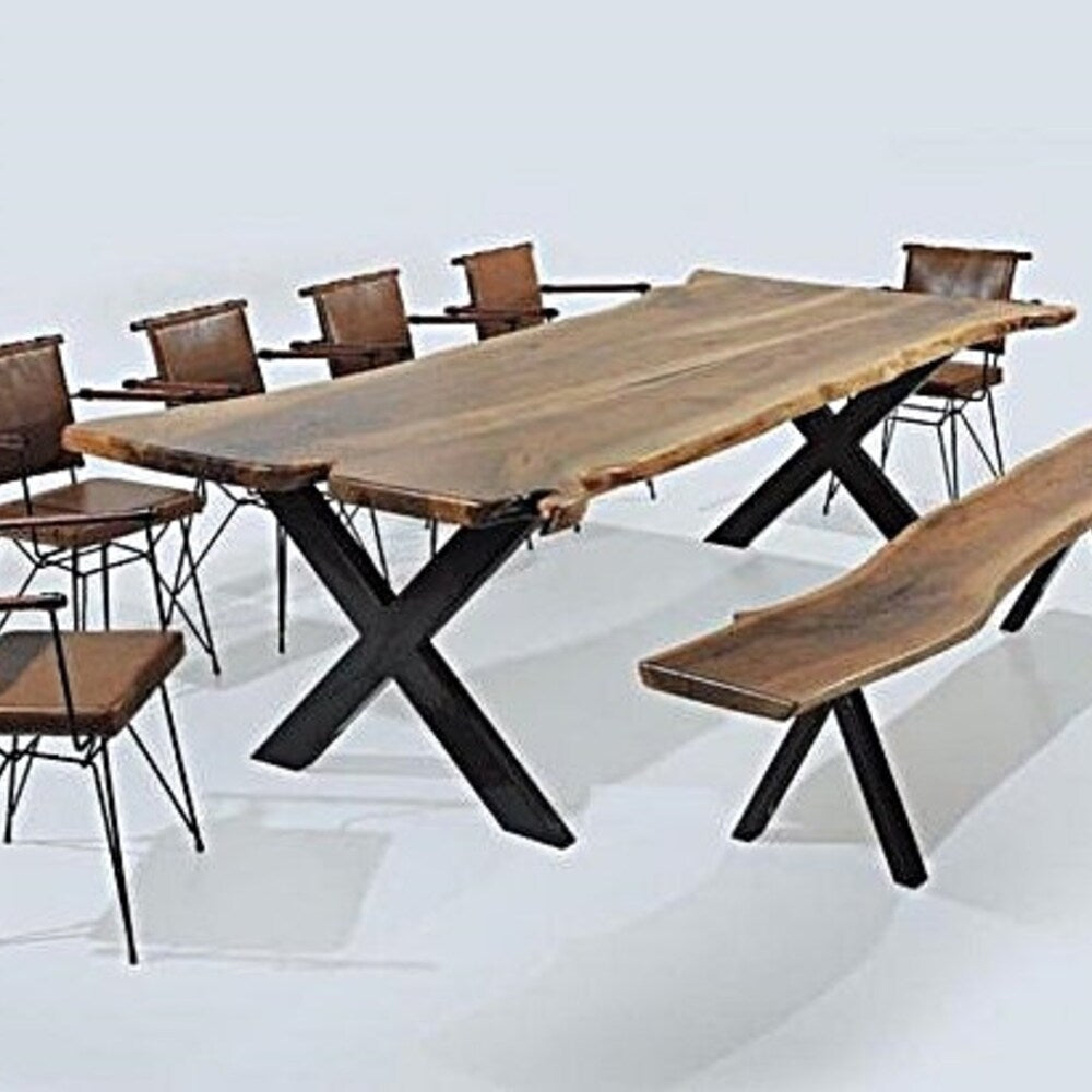 Walnut Table and Bench Set,Farm House Table,Industrial Wood Bar Table,Walnut Long Sofa Table,Buffet Table,Office Meeting Table,Custom Table