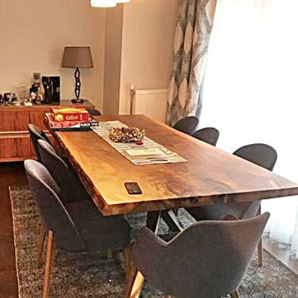 American Walnut Table, Live Edge Table, Walnut Table, Custom Table, Dinning Room Table, Garden Table, Kitchen Table, office table