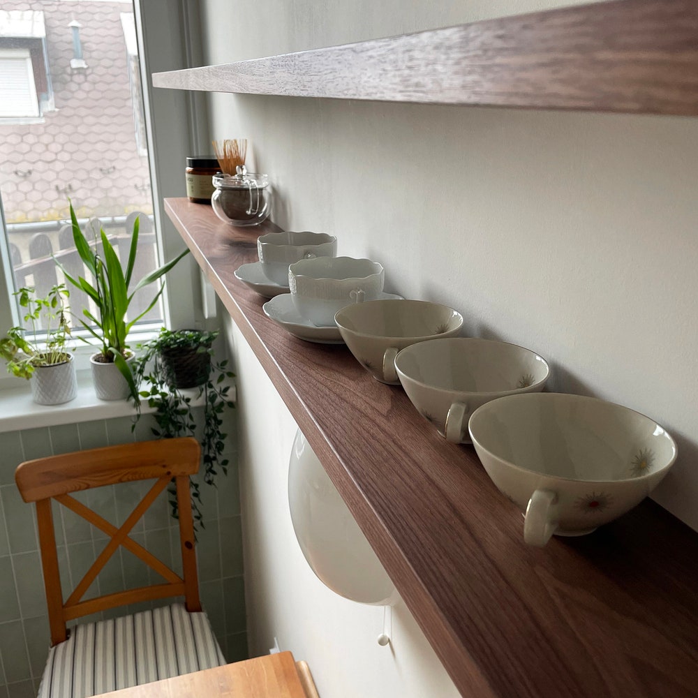 Custom size floating shelves - made to order!