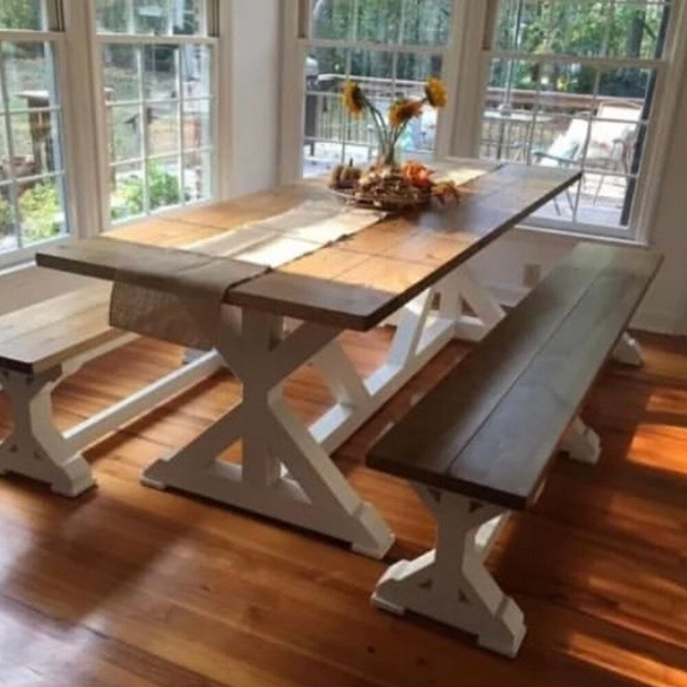 Walnut Table and Bench Set,Farm House Table,Industrial Wood Bar Table,Walnut Long Sofa Table,Buffet Table,Office Meeting Table,Custom Table