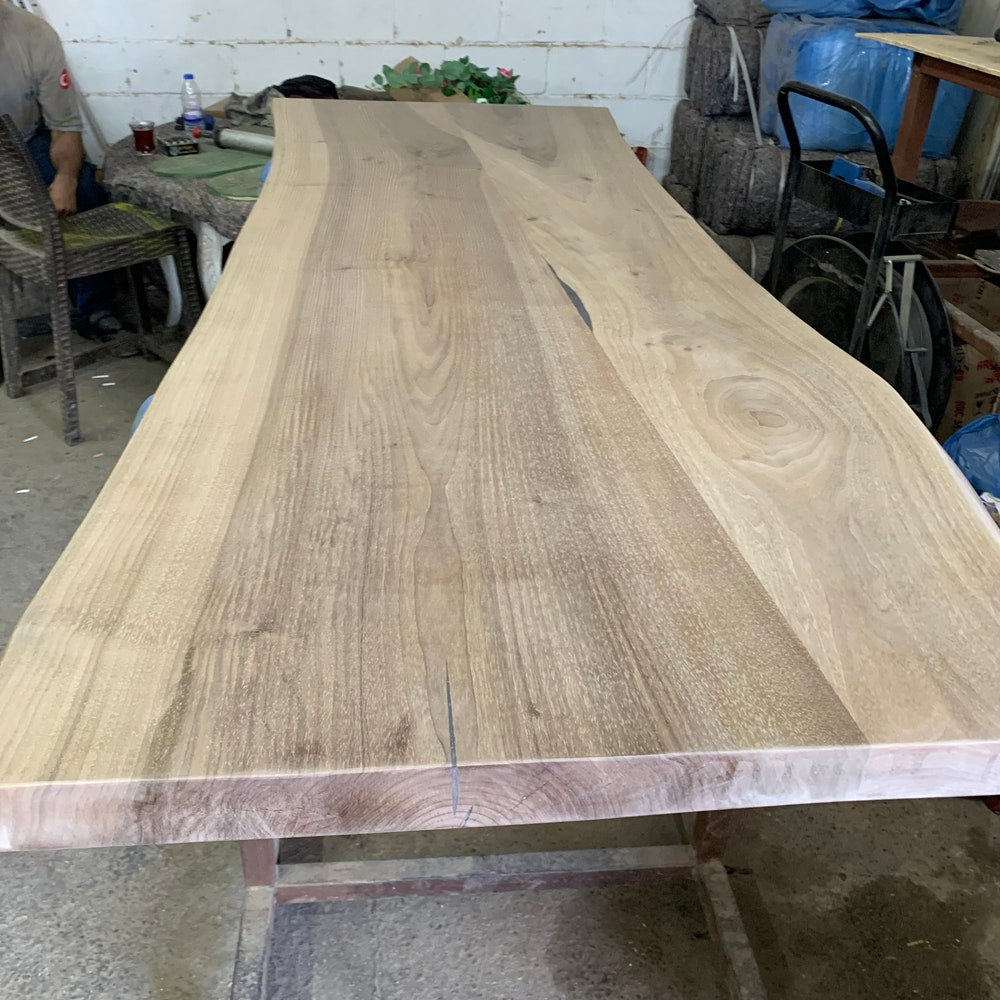 American Walnut Table, Live Edge Table, Walnut Table, Custom Table, Dinning Room Table, Garden Table, Kitchen Table, office table