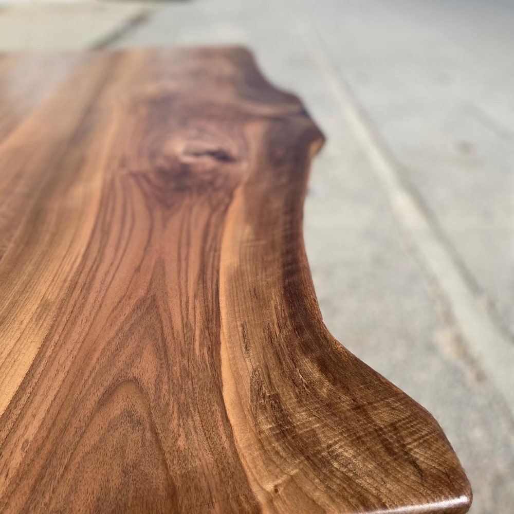 American Walnut Table, Live Edge Table, Walnut Table, Custom Table, Dinning Room Table, Garden Table, Kitchen Table, office table