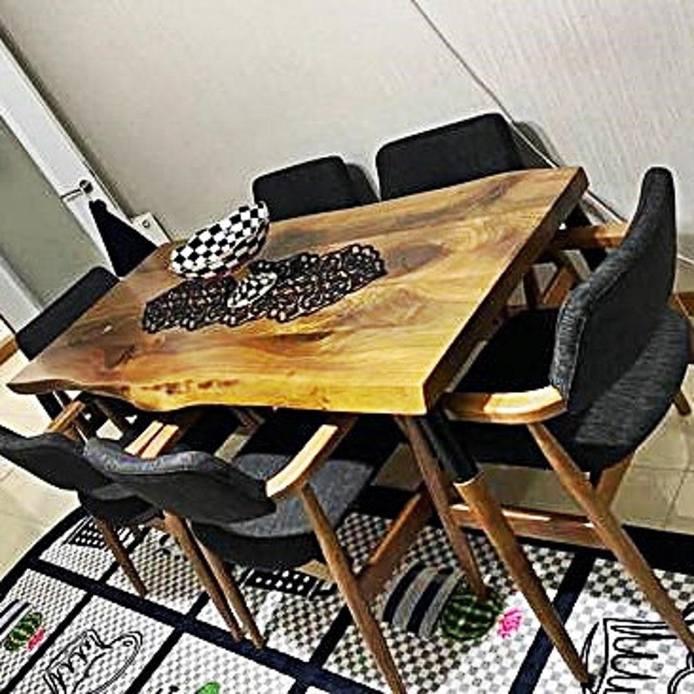 American Walnut Table, Live Edge Table, Walnut Table, Custom Table, Dinning Room Table, Garden Table, Kitchen Table, office table