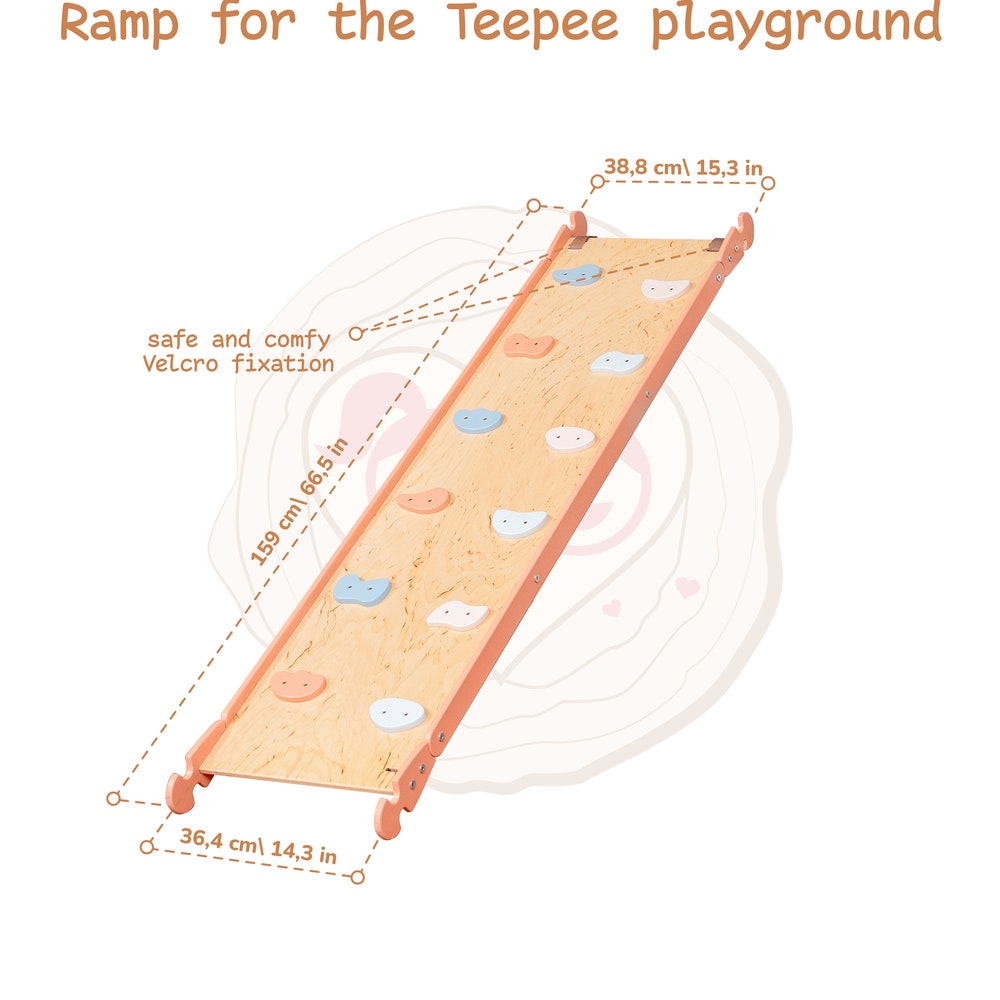 78x90" Montessori-inspired Wooden Teepee Indoor Playground for Kids, Toddler Tower with Slide, Rope Accessories & Play Mats, Kid's Home Gym