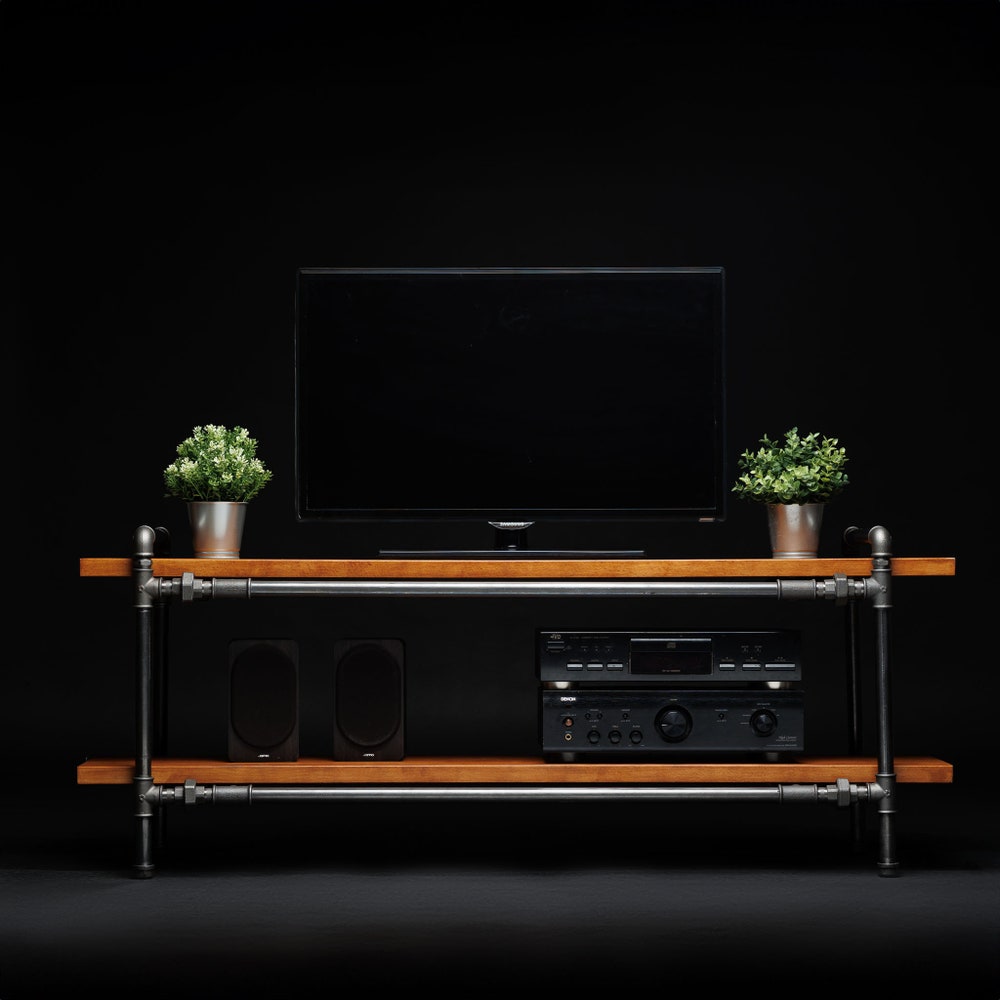 TV stand Industrial furniture, Record player table, tv cabinet, tv table, tv console, media console, Media stand, turntable stand