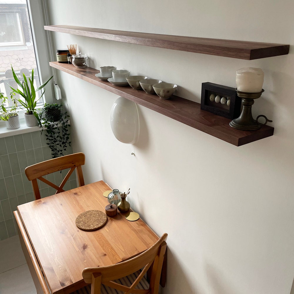 Custom size floating shelves - made to order!