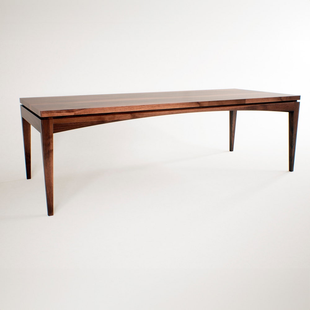 Art deco dinning room table, farm house table, wood dinning table, walnut dining table, mid century furniture, 1960s furniture