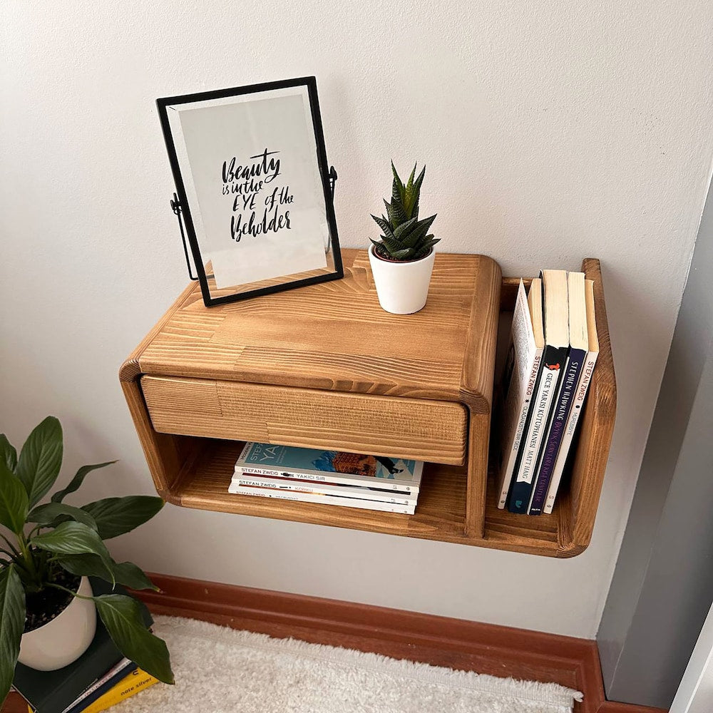 Drawer nightstand,Floating Nightstand,Wall nightstand