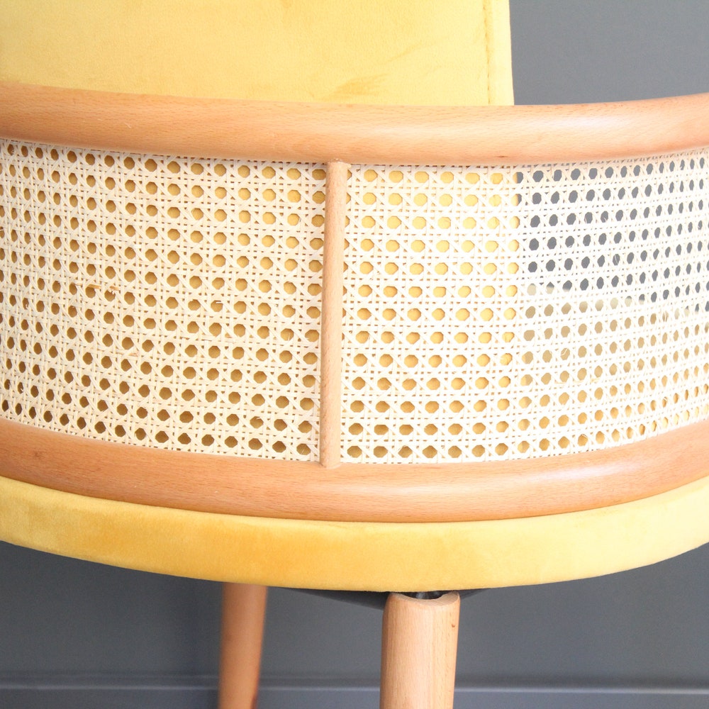 Comfortable Wooden Rattan Armchair, Ideal for Living Room, Dining room, Handmade Home Furniture, Flexible Color Options, interior design