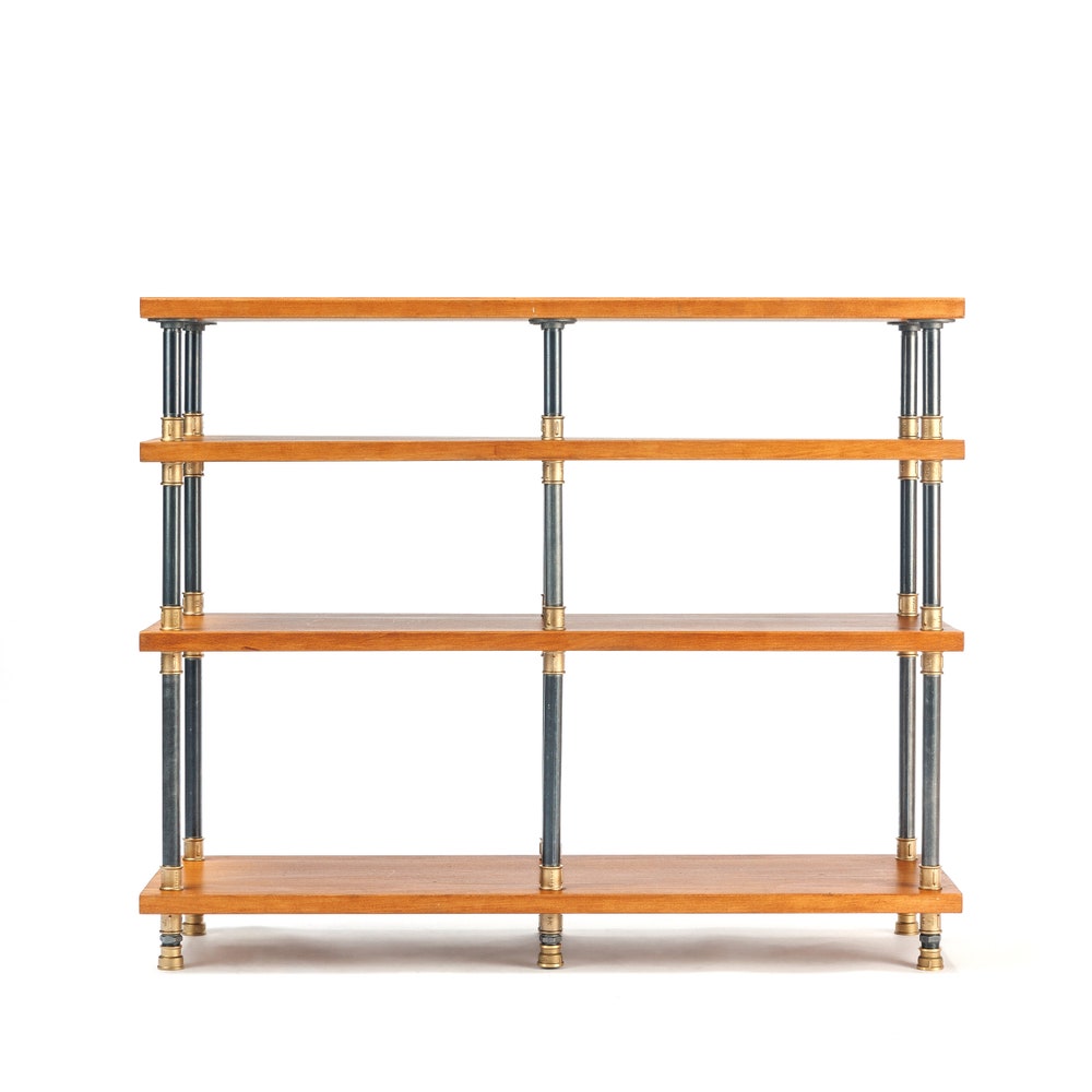 3 in 1 Rack Variation, Audio equipment stand, Gold Turntable Stand, Brass Fitting stand