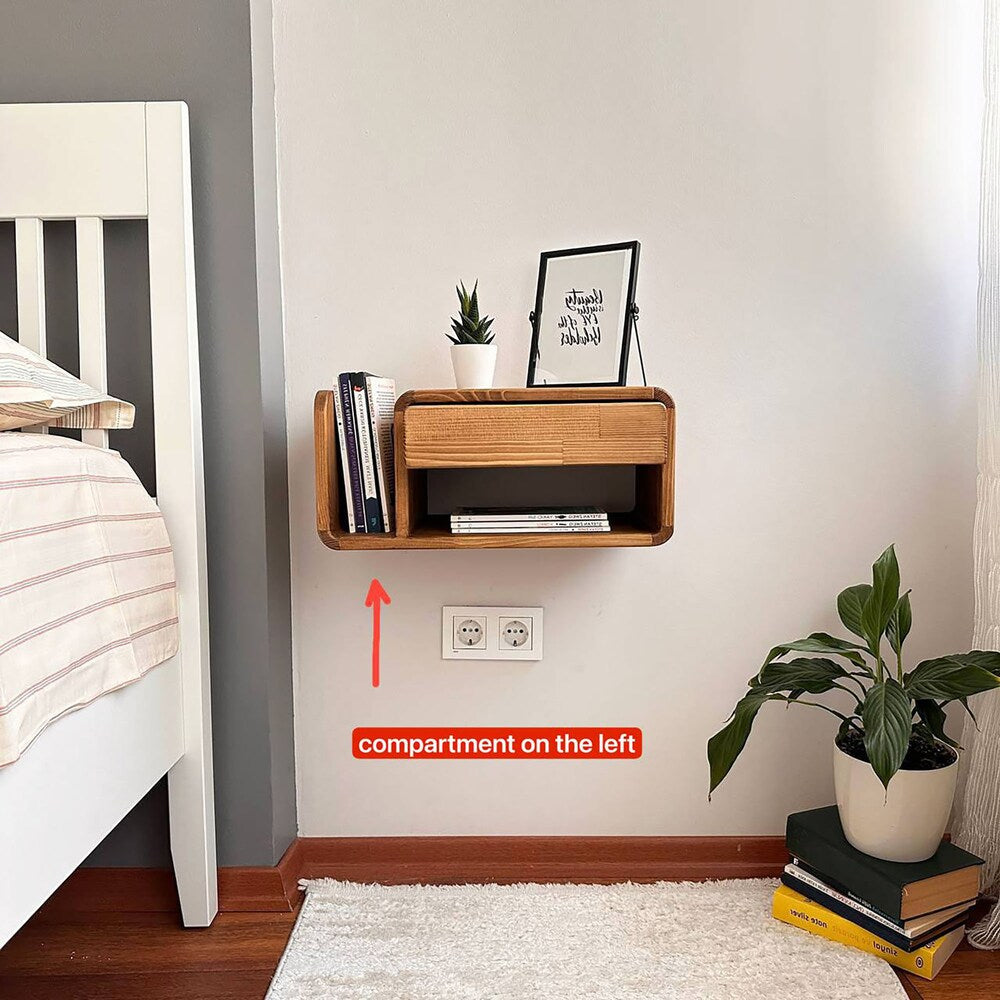 Drawer nightstand,Floating Nightstand,Wall nightstand