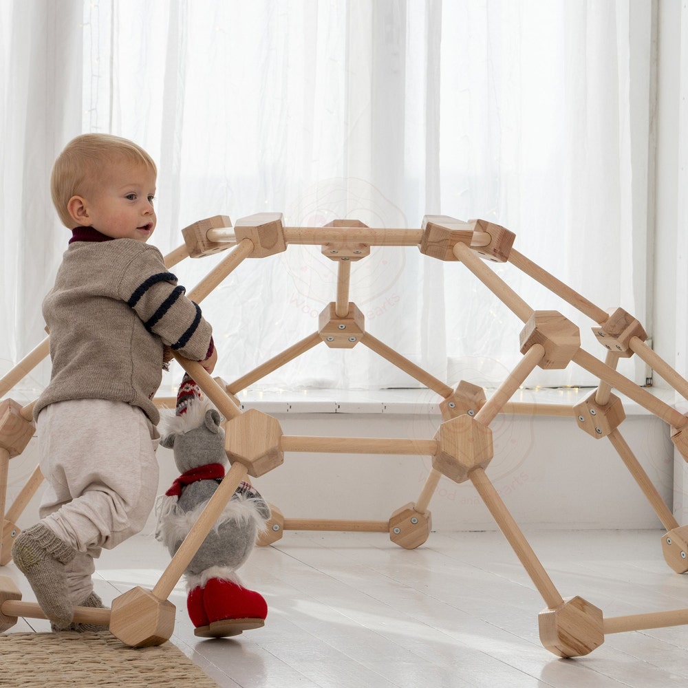 Spider Web, Climbing dome, Playground for kids, Montessori Climber, Toddler Climbing Gym, Indoor Baby Gym, Waldorf, Scandinavian Furniture