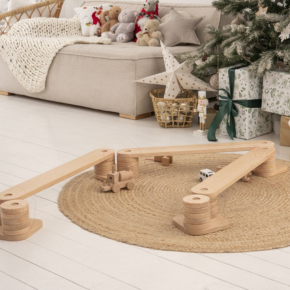 Wooden Balance Beam, Balance Toy, Montessori Balance Toys, Balance Board, Wooden gymnastic Set