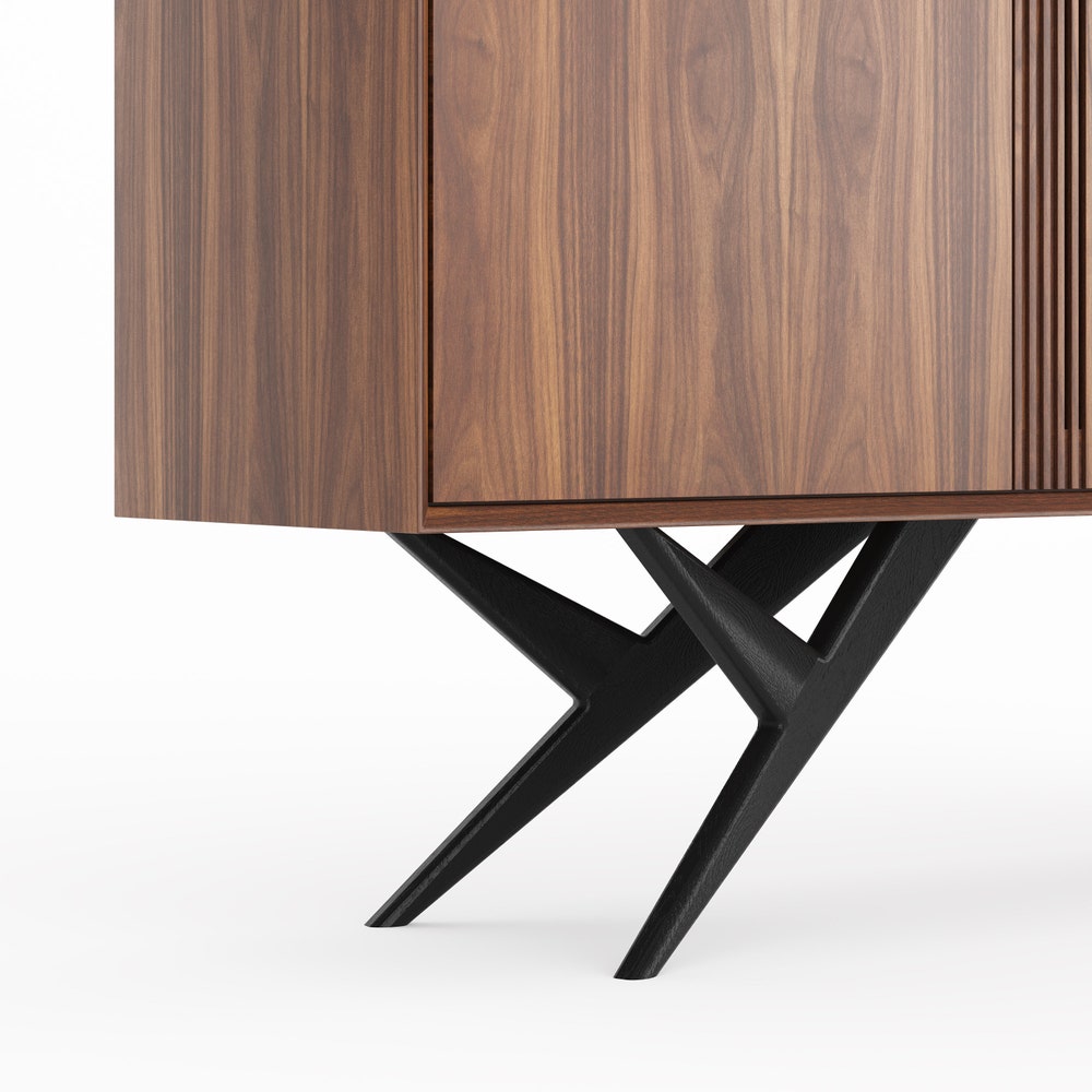 Walnut credenza prefect for dining room, dresser, commode, media cabinet console