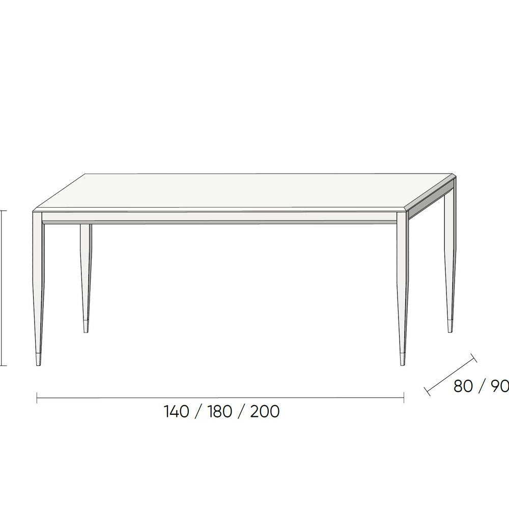 Walnut dining table, walnut kitchen table, mid century modern, scandinavian, black walnut table
