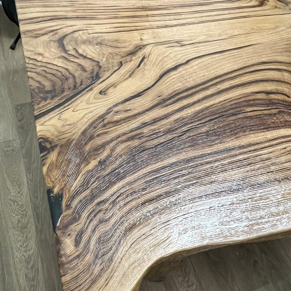 Chestnut Live Edge Desk | Wood | Table | Live Edge | Rustic | Modern | Dining Table | Farmhouse | Dining | Unique | Handmade