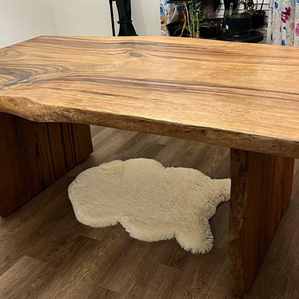 Chestnut Live Edge Desk | Wood | Table | Live Edge | Rustic | Modern | Dining Table | Farmhouse | Dining | Unique | Handmade