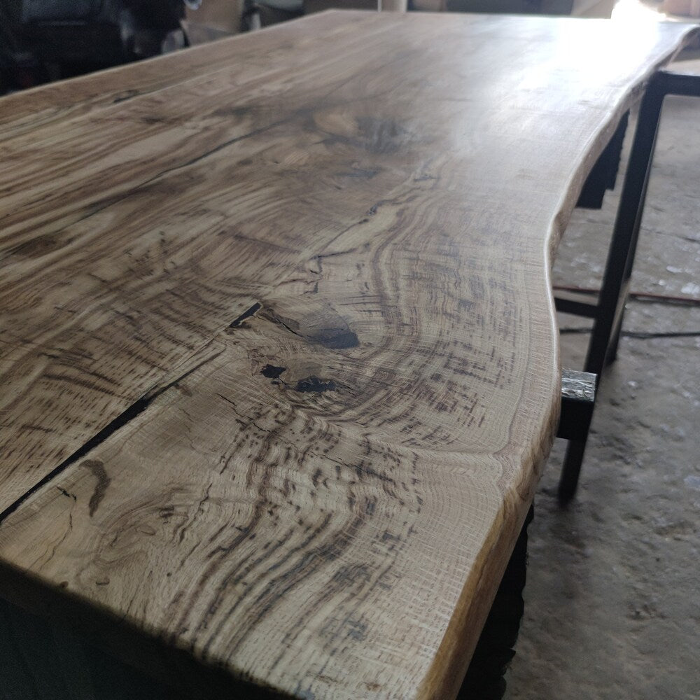 The Live Edge  Solid wood dining table, Meeting table, Dining Table, Dining Table, Natural dining table, Kitchen dining table