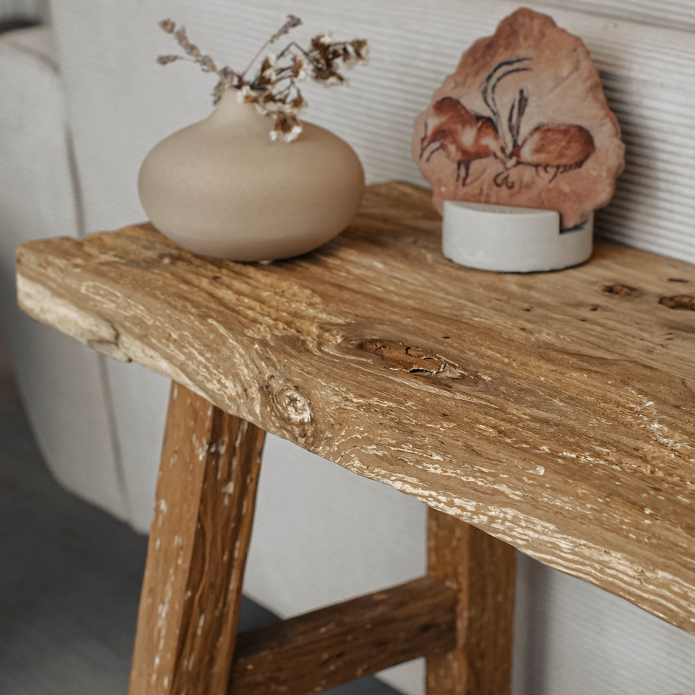 Console Table, Unique Rustic/Reclaimed Wood, Custom Farmhouse Hallway Sofa Entrway Wooden Solid Foyer Dresser Entry Table Gift for Women/Her