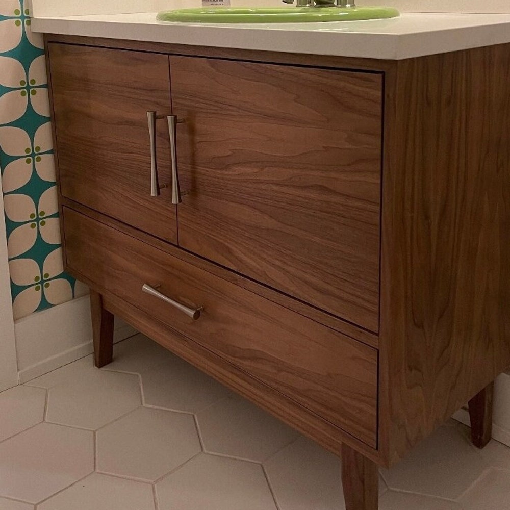 36" Bespoke Bathroom Vanity - Single Sink, 2 Door, 1 Drawer - For  Home Build or Remodel