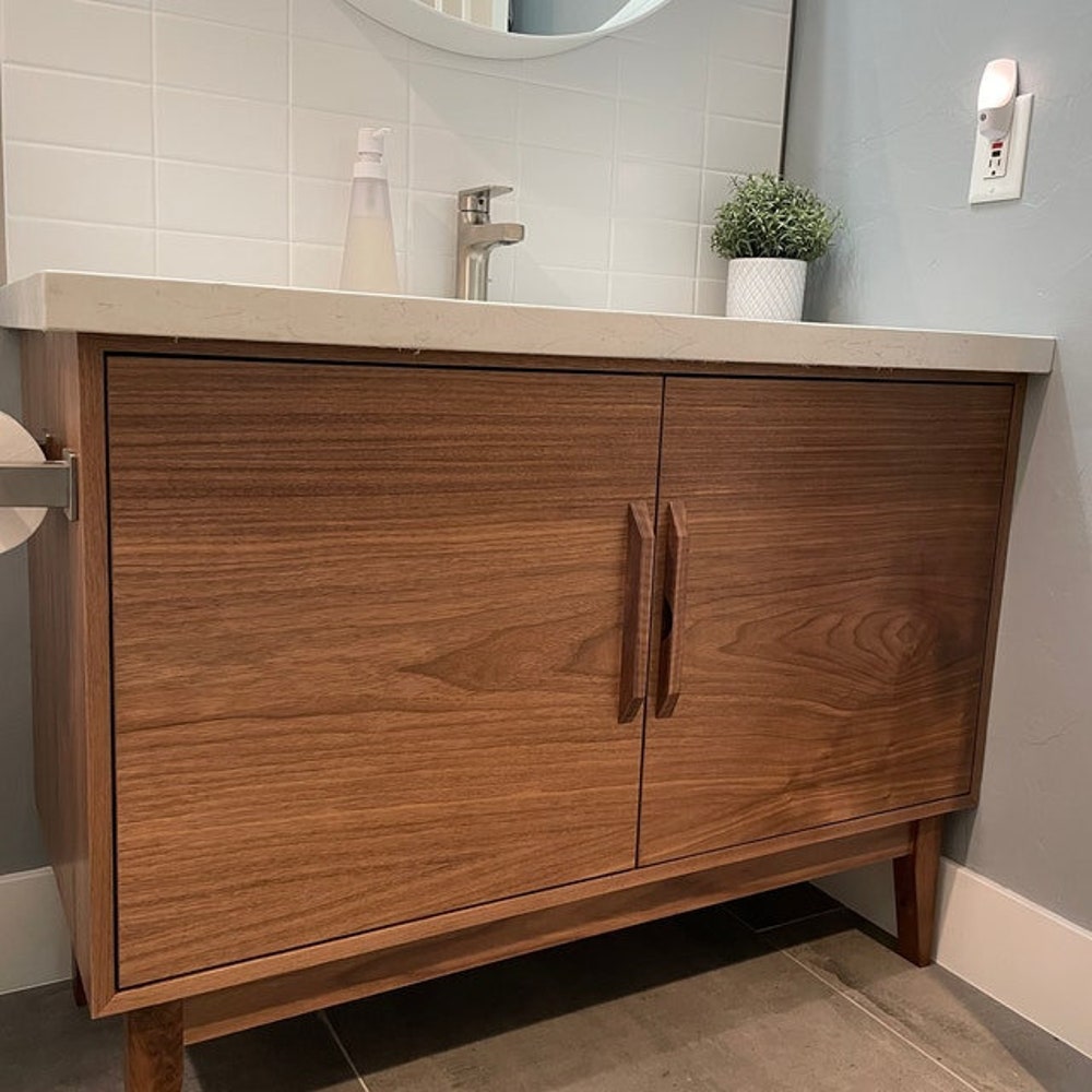 36" Bespoke Bathroom Vanity Cabinet - Single Sink, 2 Door, No Drawer - For  Home Build or Remodel