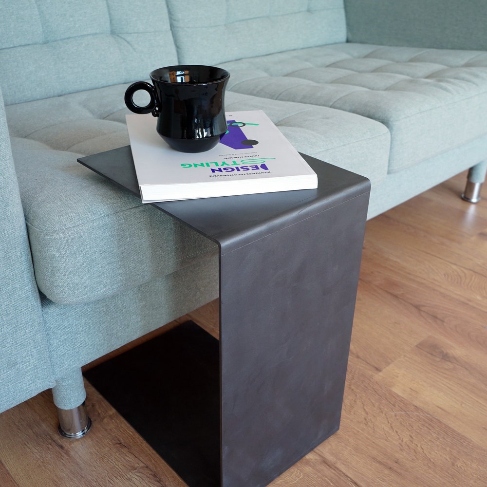 C Side Table | Metal Coffee Table | C Table | Metal Side Table | Industrial Table | Side Table