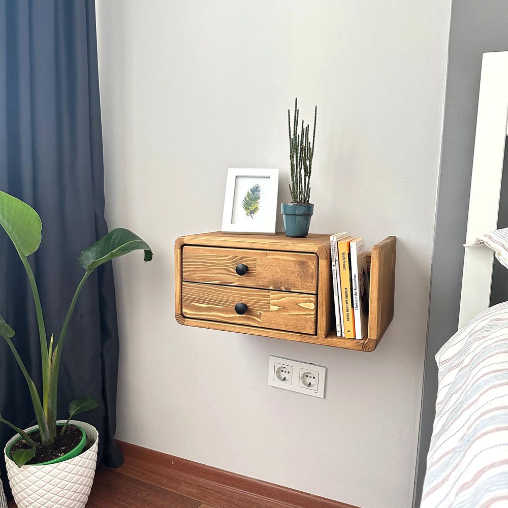 Drawer nightstand,Floating Nightstand,Wall nightstand