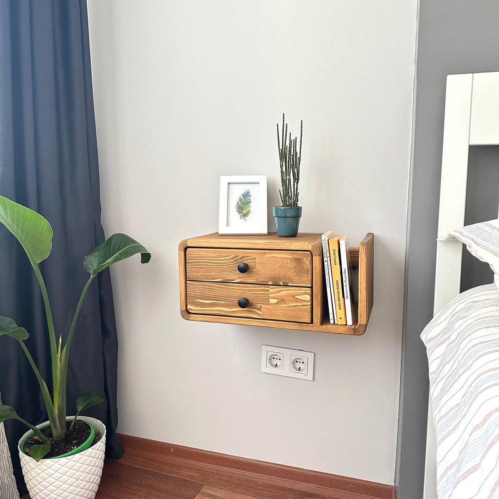 Drawer nightstand,Floating Nightstand,Wall nightstand