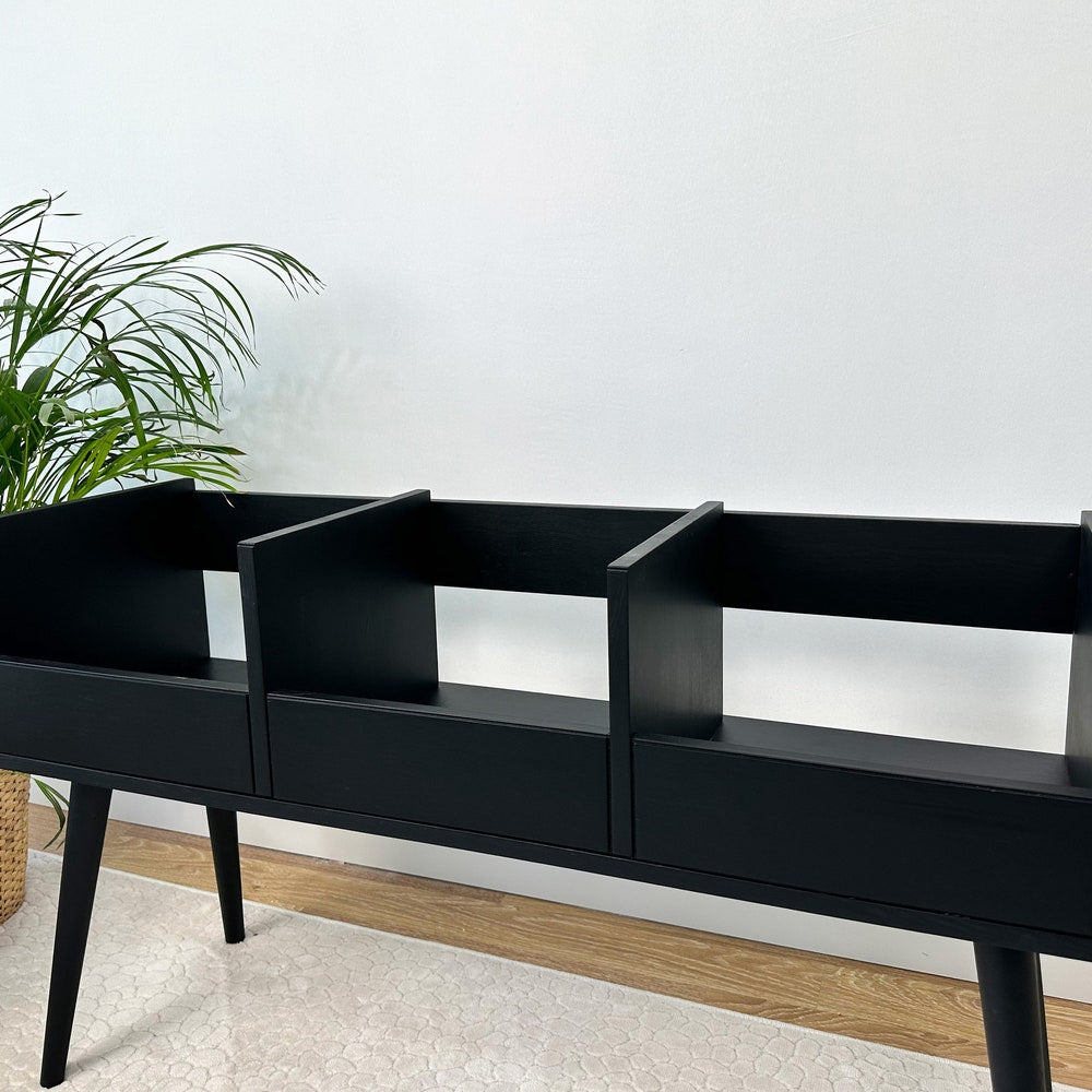 Vinyl End Table, Vinyl Console, Vinyl Display