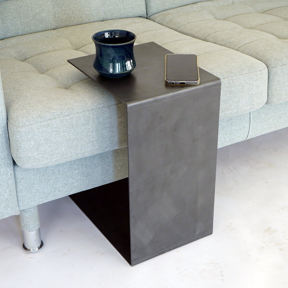 C Side Table | Metal Coffee Table | C Table | Metal Side Table | Industrial Table | Side Table