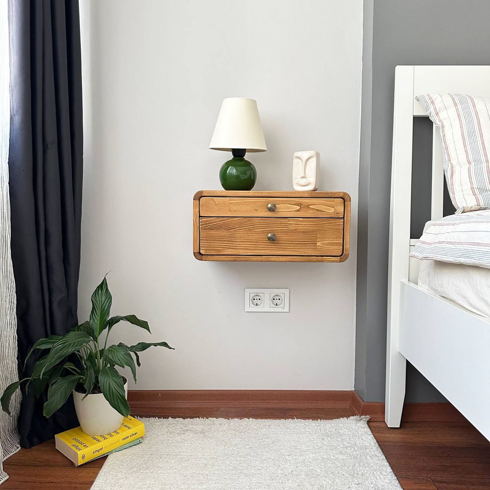 Drawer nightstand,Floating Nightstand,Wall nightstand