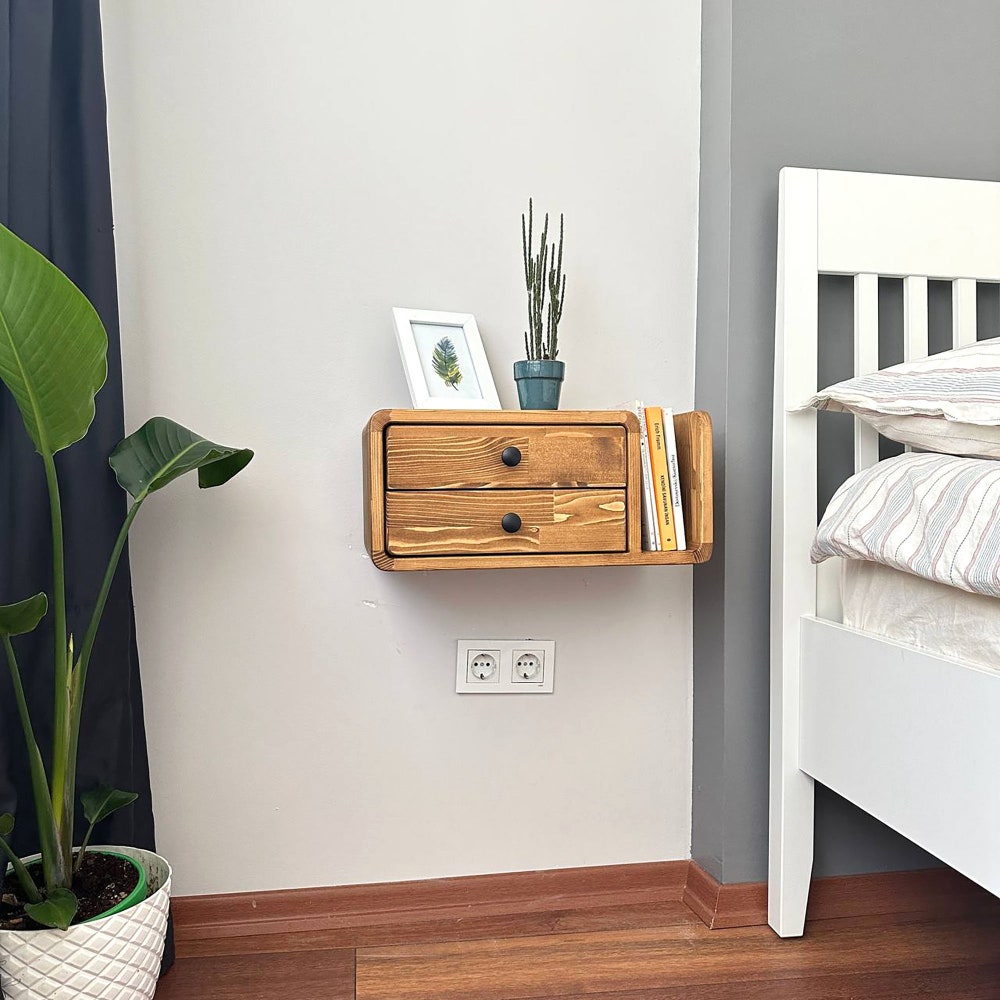 Drawer nightstand,Floating Nightstand,Wall nightstand