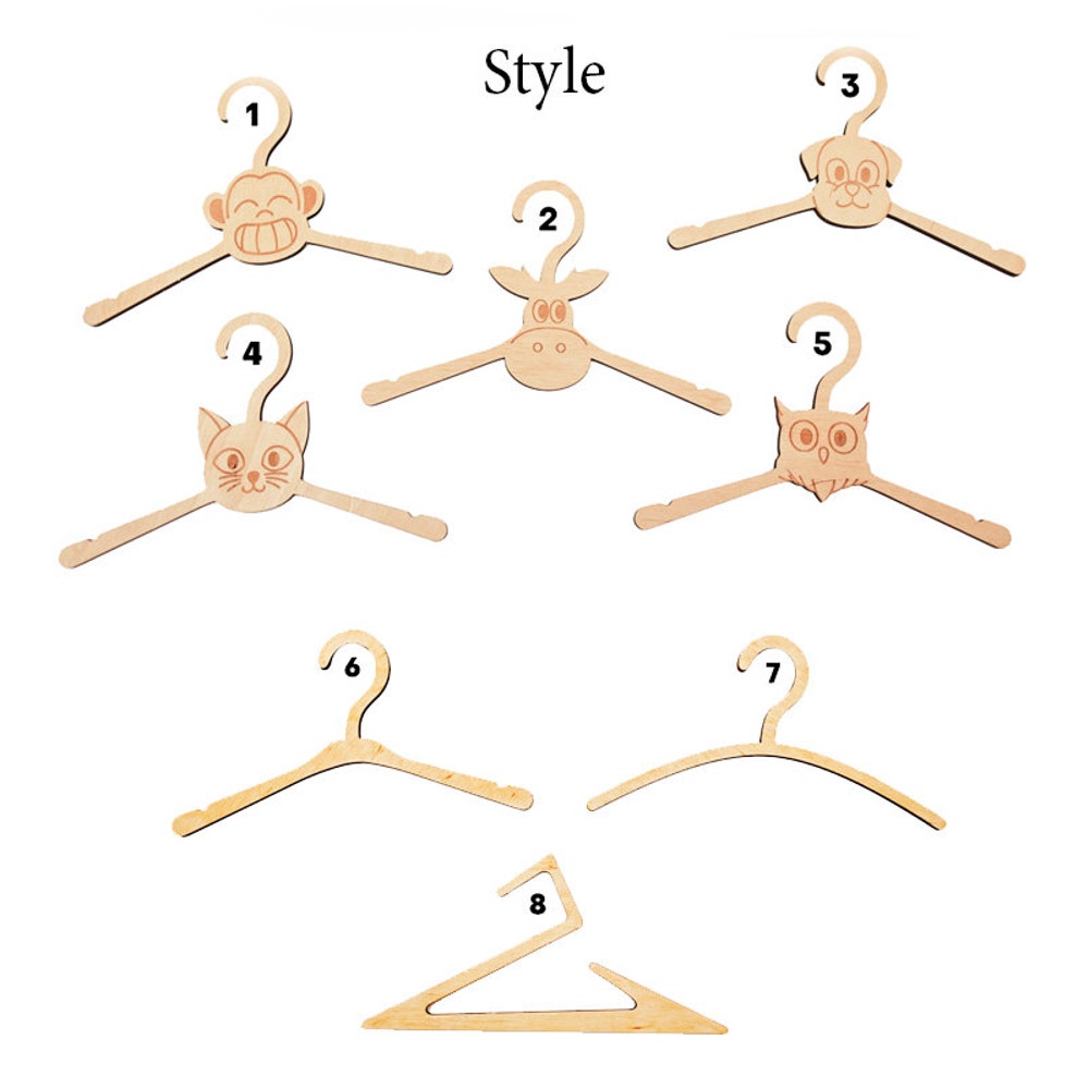 Wooden Clothing Rack with Shelves + 10 Hangers, Toddler Wardrobe, Kids and Baby clothing, Nursery Furniture, Baby shower, Montessori shelves