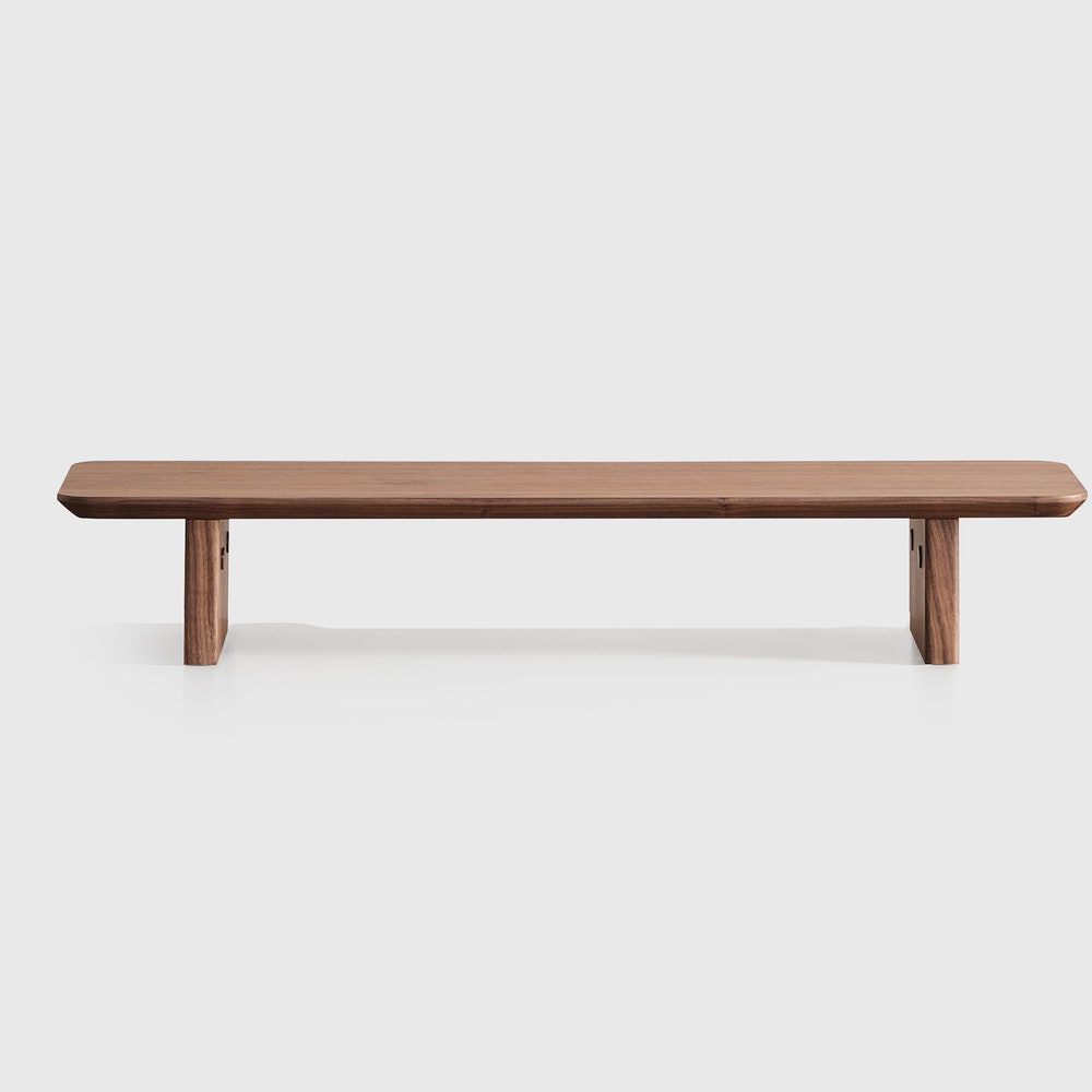 American Walnut Monitor Stand – Personalized Wooden Computer Riser for Desk Setup, Ergonomic Gift for Gamers, Men, or Home Office Use