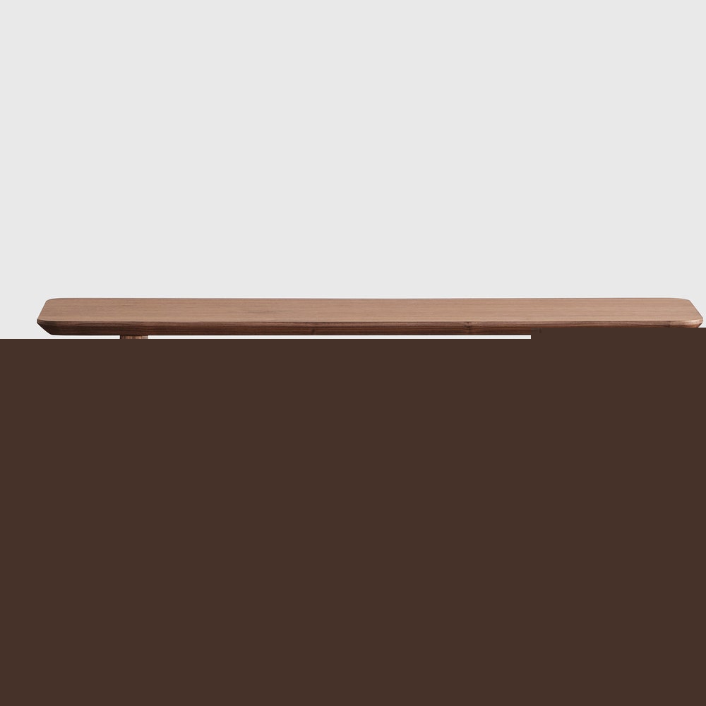 Custom 38 Inch American Walnut Monitor Stand, Wide Wooden Computer Riser, Solid Wood Desktop Shelf, Personalized Ergonomic Gift for Office