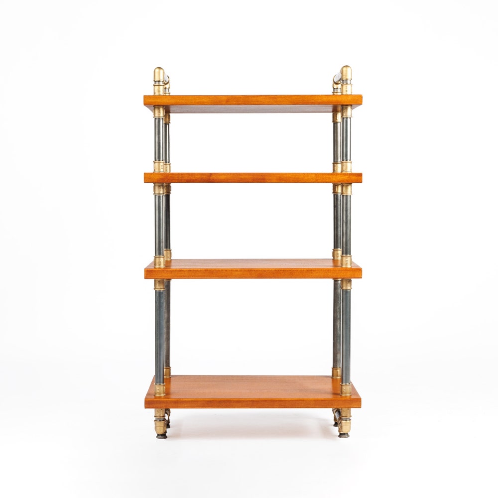 3 in 1 rack, Lp Turntable Storage, Handmade Record Player Stand, Industrial Vinyl Table, Media Hifi TV Unit