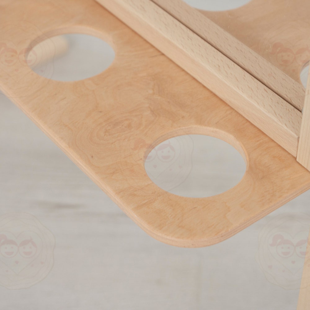 Acrylic Easel, Washable Easel, Wipe Off Easel, Art Display, Wood Easel, Children's Wood Free Standing Art Board
