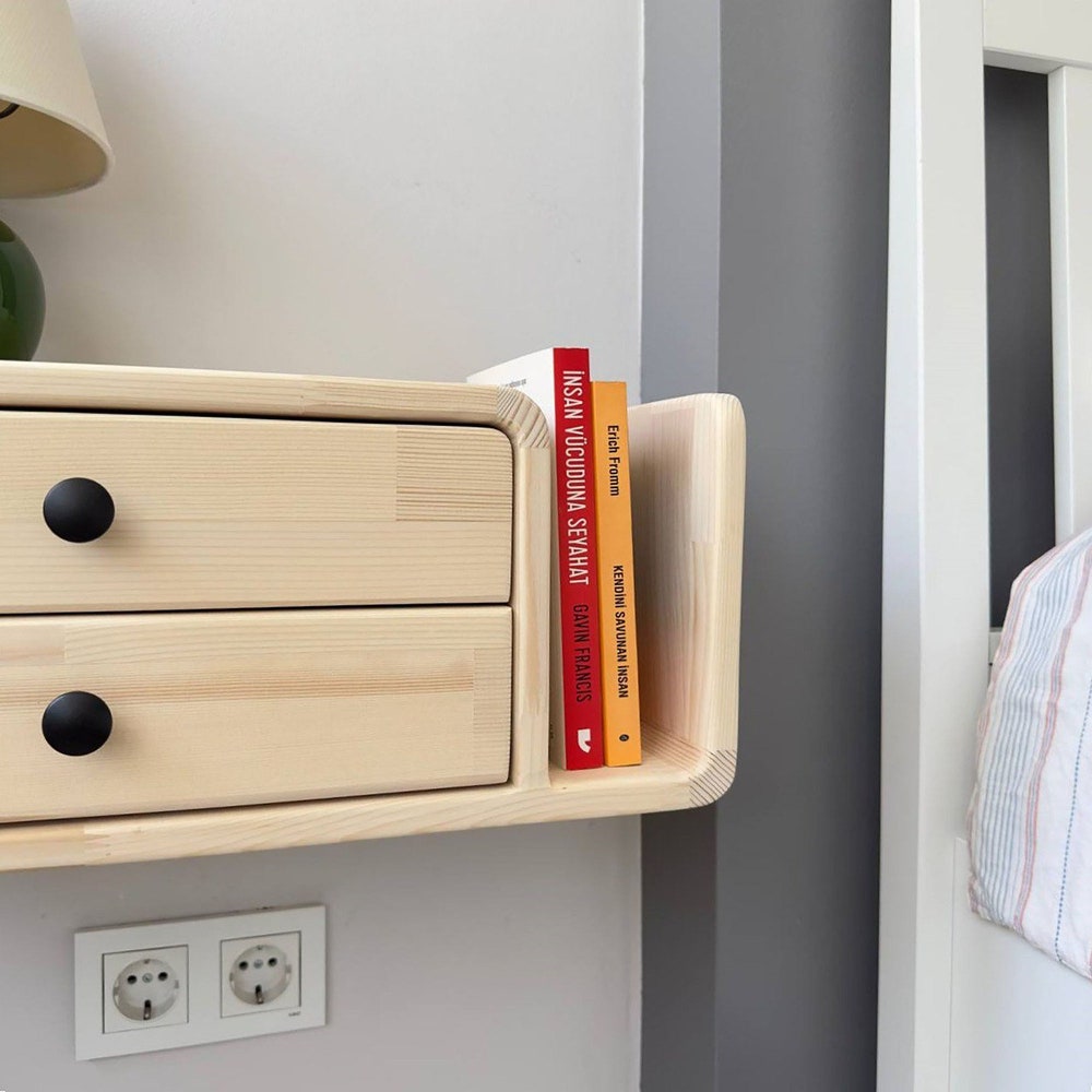 Drawer nightstand,Floating Nightstand,Wall nightstand
