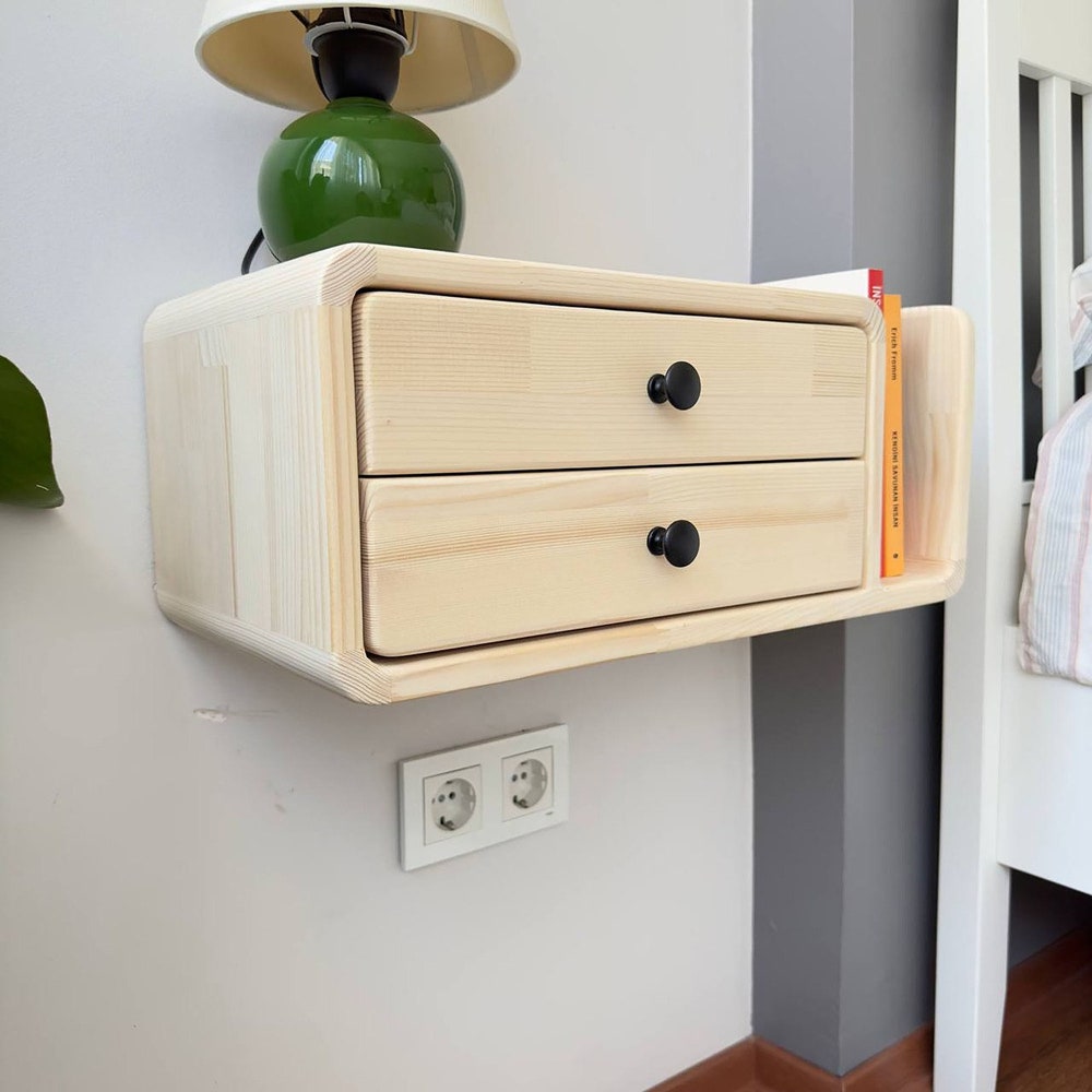 Drawer nightstand,Floating Nightstand,Wall nightstand